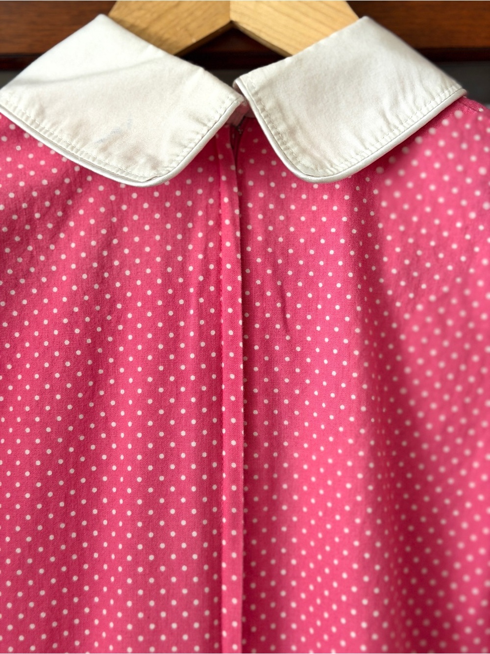Vintage handmade girls pink dress - Picture 9 of 13